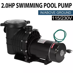 2HP 110-240V 6800GPH Inground Swimming POOL PUMP MOTOR w/Strainer For Hayward - Picture 1 of 12