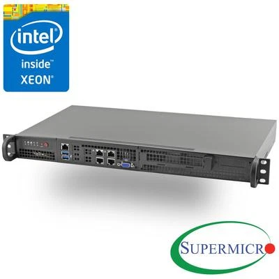 Supermicro 5018D-FN4T Xeon D-1541 8-Core Front IO Mini 1U Rackmount w/Dual 10GbE - Image 1 of 4