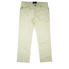 Brax Cooper Fan Homme Pantalon Jeans Stretch Droit Jambe Taille 25 W36 L30 Beige
