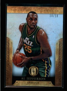 AL JEFFERSON 2012/13 PANINI GOLD STANDARD #36 GOLD #10/10 AG8869