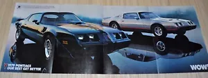 1979 PONTIAC FIREBIRD 8-page advertisement, Formula & Trans Am huge foldout - Picture 1 of 4