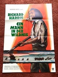 Ein Mann in der Wildnis Kinoplakat Poster A1, Western, Richard Harris - Bild 1 von 1