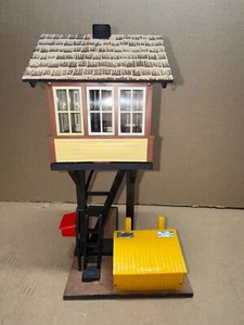 ARISTOCRAFT ART-7109 WATCH TOWER WITH LIGHTED INTERIOR AND SMOKING STOVE G SCALE - Picture 1 of 24