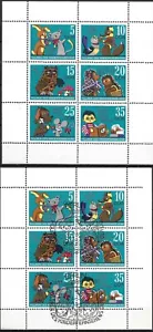 GERMANY (DDR) - 1972 MNH "Fairy TALES" 2 Souvenir Sheets, 1 With FDC !!!! - Picture 1 of 1