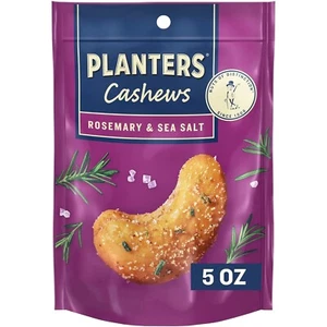 PLANTERS Cashews Rosemary & Sea Salt, Party Snacks, 5 Oz Bag - Picture 1 of 6