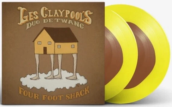 LES CLAYPOOL'S DUO DE TWANG Four Foot Shack NEW Brown Spot Vinyl 2LP primus tool - Image 1 of 1