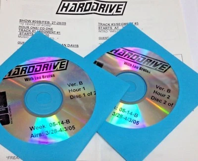 RADIO SHOW: HARDDRIVE 2/27/05 A TWO HOUR TRIBUTE TO KORN; 7 INTERVIEWS, 17 TUNES - Image 1 of 3