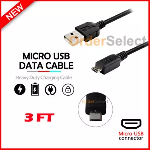 Micro USB Charger Cable for Android Phone Motorola Moto E (2020) / Nokia 2.3 - Picture 1 of 6