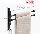 Swivel 2/3/4/5 Swing Arm Towel Holder Bar Rails Rack Wall Mounted space aluminum