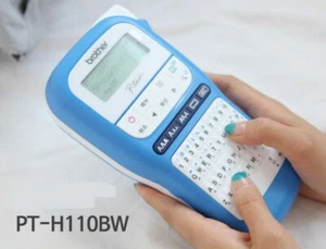 Brother Label Printer PT-H110BW 3.5~12mm 109x202x55mm 400g Blue *English/Korean* - Picture 1 of 8