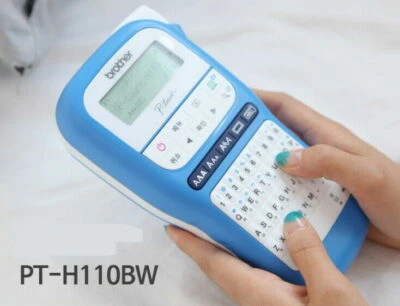 Brother Label Printer PT-H110BW 3.5~12mm 109x202x55mm 400g Blue *English/Korean* - Image 1 of 4