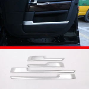 For Land Rover Range Rover Vogue L405 13-17 Interior Door Panel Trim ABS Silver - Picture 1 of 9