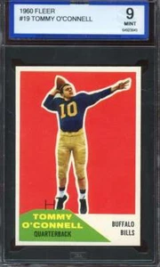 1960 FLEER #19 TOM O'CONNELL ISA 9 BILLS  *ADT4682 - Picture 1 of 2