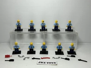 Lego City - x10 Police Minifigure Bundle - With 10 Accessories - Joblot # 5 - Picture 1 of 11