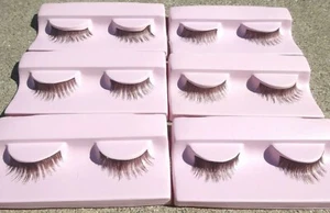 SIX SETS Marilyn Miglin False Eye Lashes 799-67-75 Real Hair Made in Korea New - Picture 1 of 10