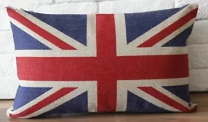 ☀☀Rectangular Cotton Linen Cushion Cover Union Jack British National Flag☀☀ - Picture 1 of 1