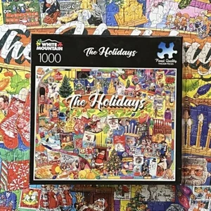 White Mountain 1000 Teile Puzzle - Die Feiertage - 2022 - Nostaligic - Bild 1 von 9