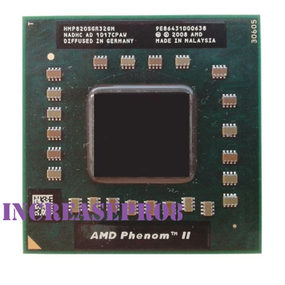 AMD Mobile Phenom II P820 Processor 1.8GHz HMP820SGR32GM Socket S1 1800 MHz - Image 1 of 4