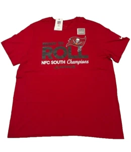Nike NFL Tampa Bay Buccaneers 2024 NFC South Champions Red T-Shirt - Size XL - Picture 1 of 9