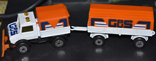 Matchbox Mercedes Benz Unimog & Trailer White Loose Models from Twin Pack