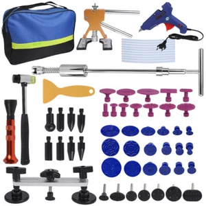PDR Tools Car Paintless Kit Dent Puller Lifter Repair Removal Hail Tabs Glue Gun - Picture 1 of 17