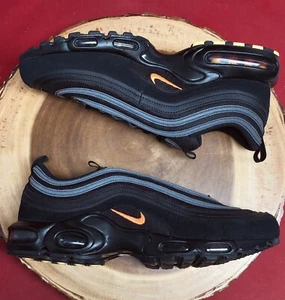 NIKE AIR MAX PLUS 97 SCHWARZ ORANGE HYPER CRIMSON GRÖSSE 12 - Bild 1 von 9