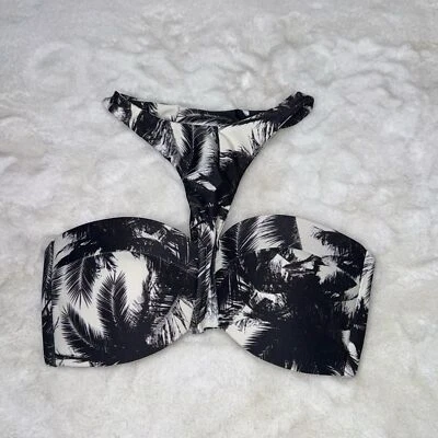 Top de bikini Mikoh MIKOH acolchado bandeau cuello alto talla pequeña Foto 1 de 4