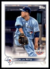 2022 Opening Day Base #189 Hyun-Jin Ryu - Toronto Blue Jays