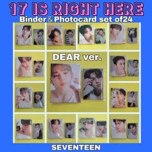 SEVENTEEN BEST ALBUM 17 IS RIGHT HERE DEAR ver. CARPETA TAPA DURA FOLLETO 24EA - Imagen 1 de 34