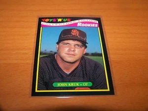 PADRES JOHN KRUK 1987 TOPPS TOYS "R" US ROOKIES #17 OF 33 - Picture 1 of 1