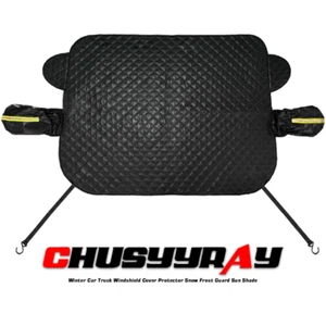 Car Windshield Snow Cover SUN Shade Winter Rain Dust ICE Frost Guard Protector - Picture 1 of 14