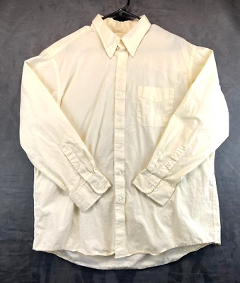 Club Room Dress Shirt - Mens 17 32/33 - Yellow - Regular Fit - Pinpoint (1651) - Image 1 of 4