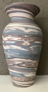 NILOAK KERAMIK (ARK 1909-46) 8 ZOLL MISSION WIRBEL VASE - Bild 1 von 7
