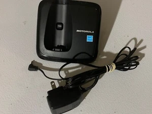 Motorola L601M MAIN Charging BASE Phone Charger Cradle W AC Cord - FREE SHIPPING - Picture 1 of 4