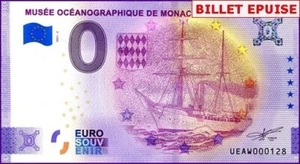 UEAW / MUSEE OCEANOGRAPHIQUE DE MONACO / BILLET 0 € / 0 EURO-SCHEIN / 2021-2 - Picture 1 of 1