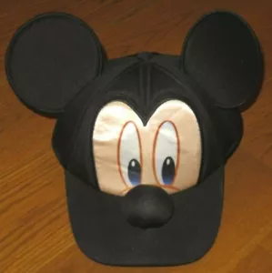 DISNEY ON ICE souvenir TOPOLINO viso/orecchie nero CAPPELLO A SFERA/CAPPELLO TAGLIA BAMBINO - Foto 1 di 6