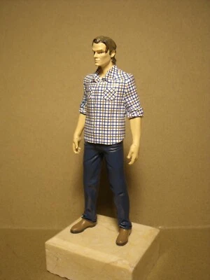 1/18 FIGURE  SUPERNATURAL  SAM WINCHESTER  VROOM  UNPAINTED  GREENLIGHT  MATTEL - Image 1 of 4
