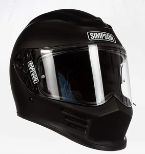 Simpson Racing Products Speed Bandit Motorcycle Matte Black - Large - Picture 1 of 5