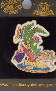 DISNEY DLR PARADE OF DREAMS IMAGINATION QUEEN HEARTS TWEETLE DEE DUM LE 2000 PIN - Picture 1 of 1