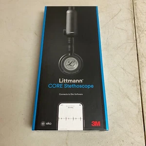 3M Littmann Quality Core Digital Stethoscope System, Black Matte-Finish 8490 - Picture 1 of 12