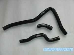 BLACK Silicone Radiator Hose For 2001-2005 2002 2003 2004 2005 Yamaha Raptor 660 - Picture 1 of 9