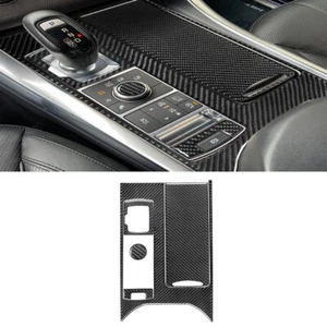 5Pcs For Land Rover Range Rover Sport 14-17 Carbon Fiber Console Gear Shift Trim - Picture 1 of 11