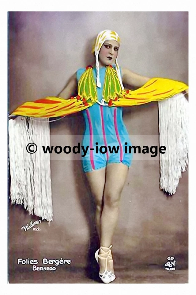 rp17540 - Folies Bergere Showgirl , Bernedo - print 6x4 - Image 1 of 1