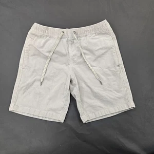 Vuori Corduroy Shorts Mens Medium Elastic Waist Drawstring Casual Grey *Read*  - Picture 1 of 8