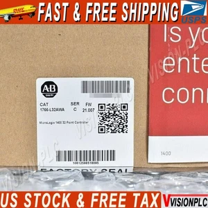 Nuevo controlador de 32 puntos AB 1766-L32AWA SER C MicroLogix 1400 sellado de fábrica AB - Imagen 1 de 3