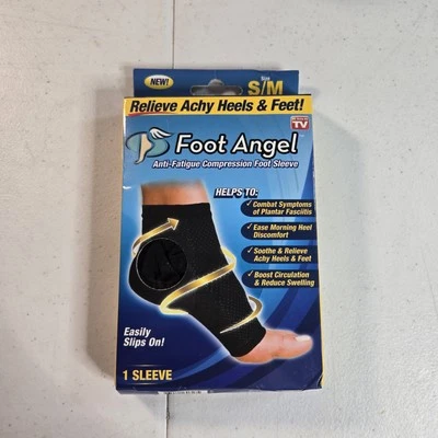 Foot Angel Anti-Fatigue Compression Foot Sleeve Size S/M NIB - Image 1 of 4