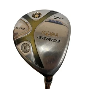 HONMA GOLF BERES S-02 7W Fairway Wood Flex-R 3STAR ARMRQ 6 45 With H/C - Picture 1 of 7