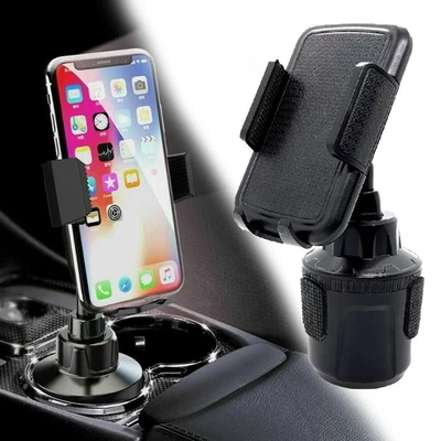 Universal 360° Adjustable Phone Mount Car Cup Holder Stand Cradle For Cell Phone - Image 1 of 4