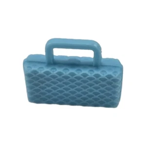 Muñeca Barbie Moda Accesorio Azul Acolchado Moldeado Bolso sin asas Bolso Cartera Bolso - Imagen 1 de 3