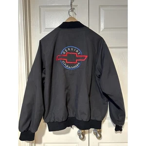 Vintage Chevrolet Bomber Workwear 80s 90s Jacket Carroll-Rehma Motors 2XL - Picture 1 of 8